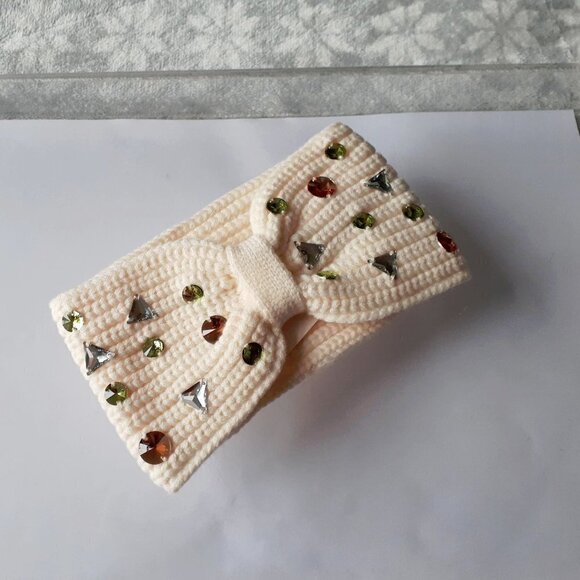 NWT Anthropologie embellished ear warmer headband - Picture 4 of 11
